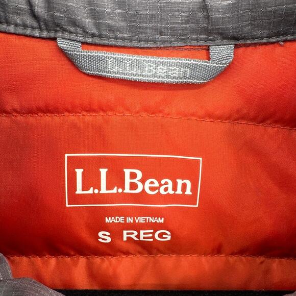 L.L. Bean Downtec water repellent puffer coat Gray Size Small - Picture 3 of 6